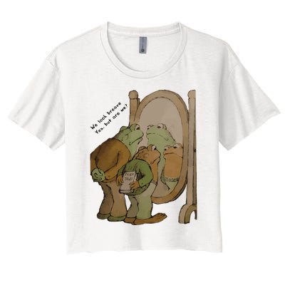 Frog And Toad Vintage Classic Book Women's Crop Top Tee