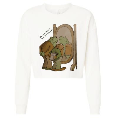 Frog And Toad Vintage Classic Book Cropped Pullover Crew