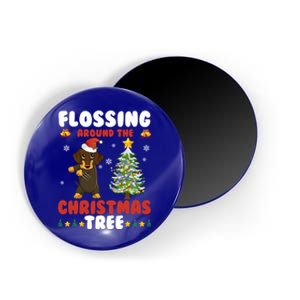 Flossing Around The Christmas TreeDachshund Christmas Gift Magnet