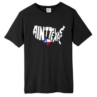 Funny Aint Texas Usa Map Proud Texan Tall Fusion ChromaSoft Performance T-Shirt