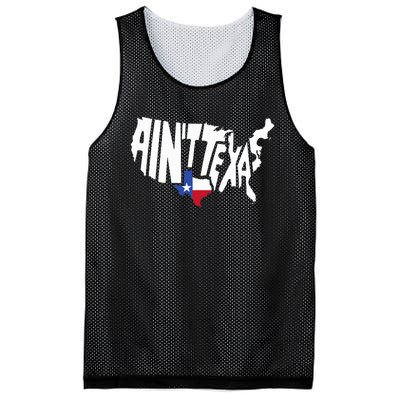 Funny Aint Texas Usa Map Proud Texan Mesh Reversible Basketball Jersey Tank