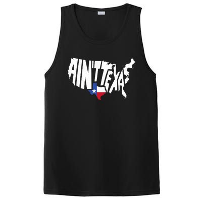 Funny Aint Texas Usa Map Proud Texan PosiCharge Competitor Tank