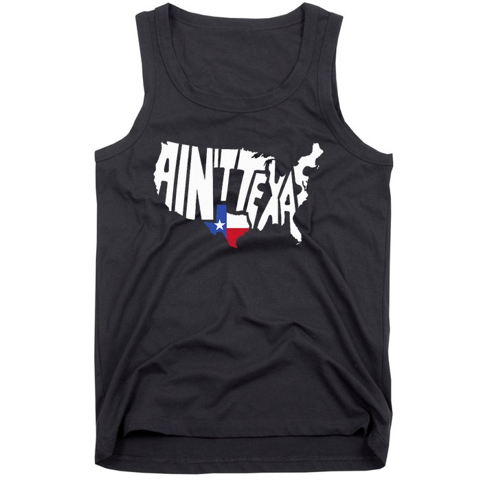 Funny Aint Texas Usa Map Proud Texan Tank Top