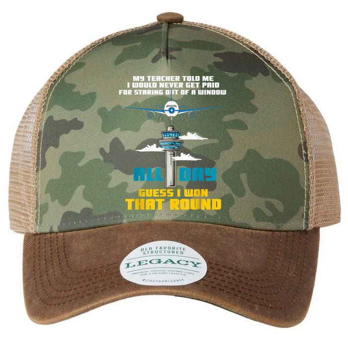 Funny Air Traffic Controller Saying ATC Flight Control Legacy Tie Dye Trucker Hat