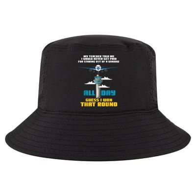 Funny Air Traffic Controller Saying ATC Flight Control Cool Comfort Performance Bucket Hat
