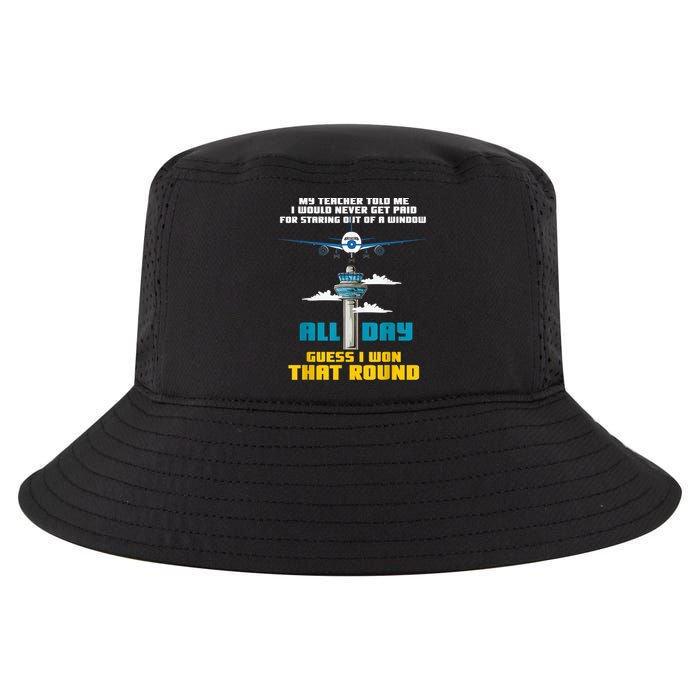 Funny Air Traffic Controller Saying ATC Flight Control Cool Comfort Performance Bucket Hat