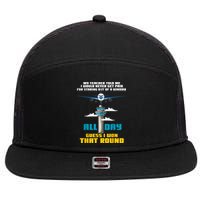 Funny Air Traffic Controller Saying ATC Flight Control 7 Panel Mesh Trucker Snapback Hat