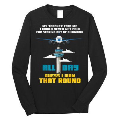 Funny Air Traffic Controller Saying ATC Flight Control Long Sleeve Shirt