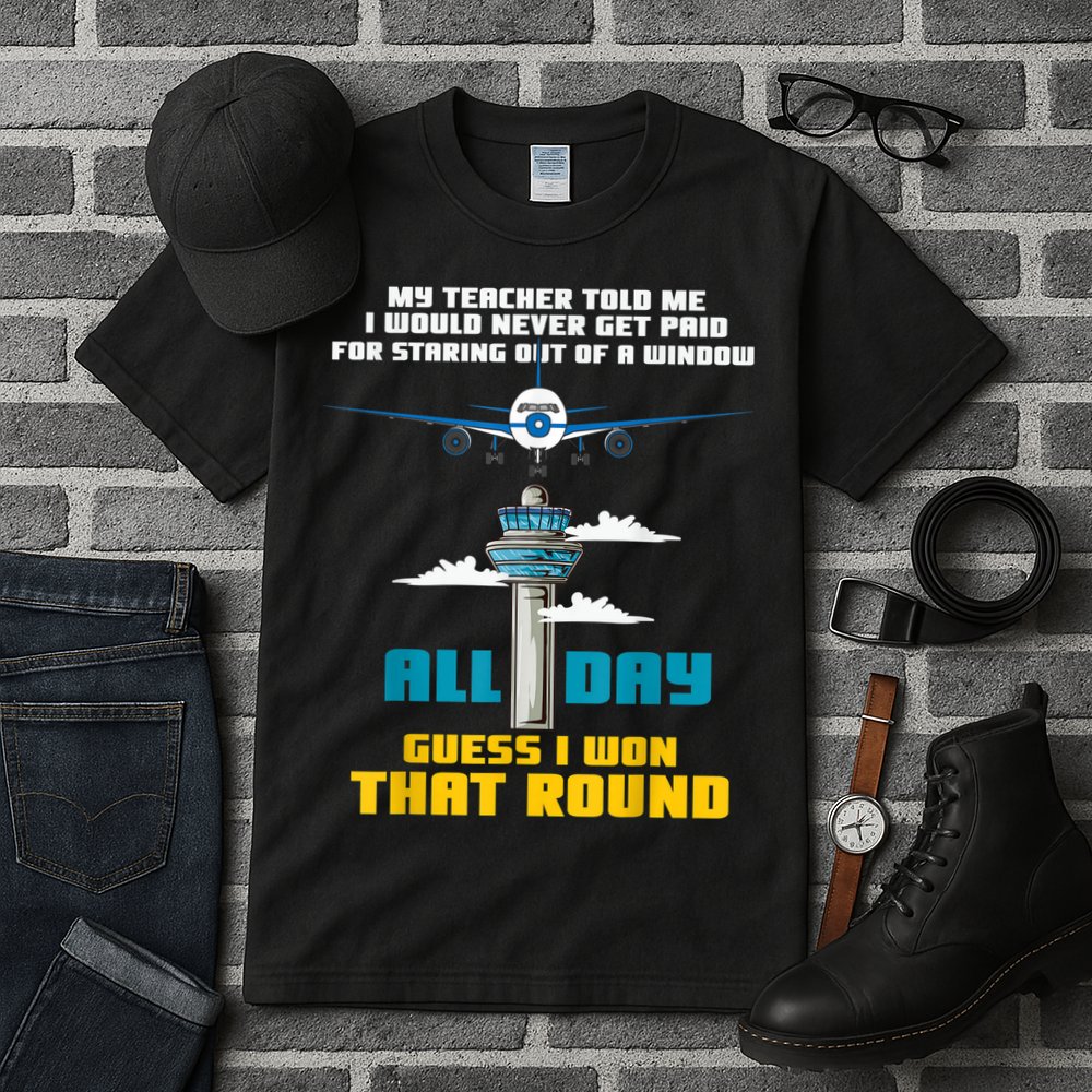 Funny Air Traffic Controller Saying ATC Flight Control Tall T-Shirt
