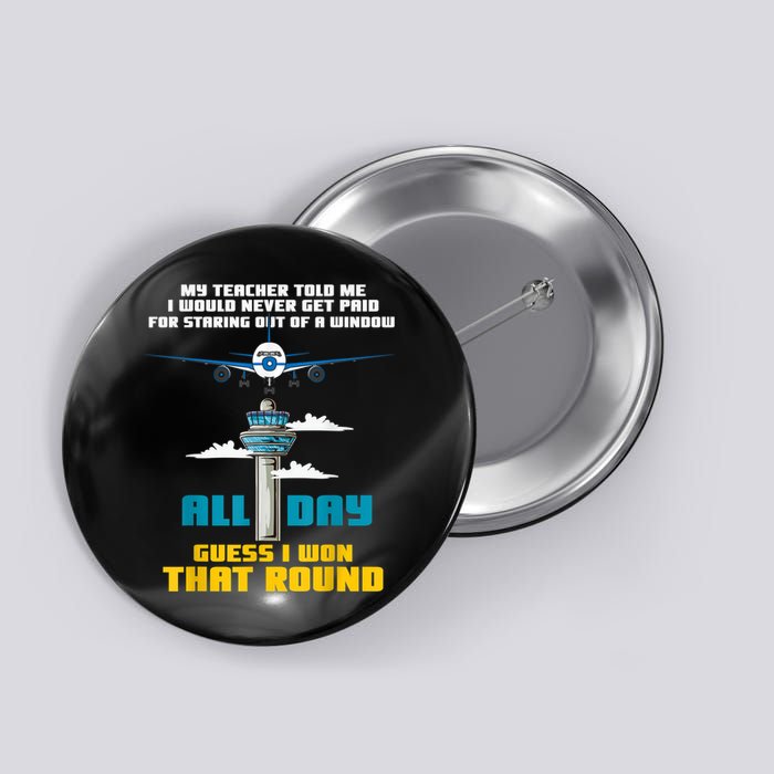 Funny Air Traffic Controller Saying ATC Flight Control Button
