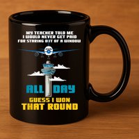 Funny Air Traffic Controller Saying ATC Flight Control 11oz C Handle Ceramic Mug