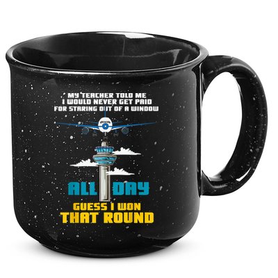 Funny Air Traffic Controller Saying ATC Flight Control 15oz Campfire Ceramic Mug