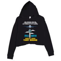 Funny Air Traffic Controller Saying ATC Flight Control Crop Fleece Hoodie