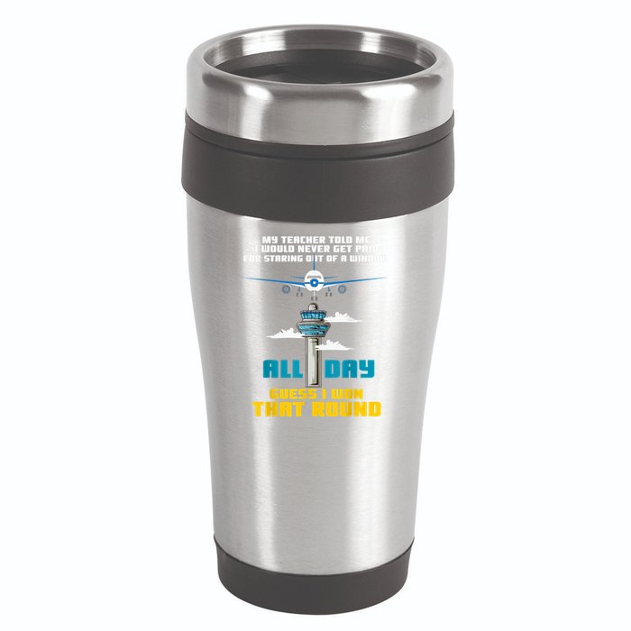 Funny Air Traffic Controller Saying ATC Flight Control 16oz Travel Tumbler
