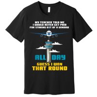 Funny Air Traffic Controller Saying ATC Flight Control Premium T-Shirt