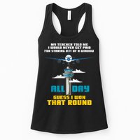 Funny Air Traffic Controller Saying ATC Flight Control Womens Tank Top
