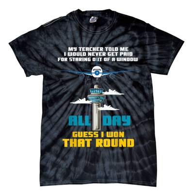 Funny Air Traffic Controller Saying ATC Flight Control Tie-Dye T-Shirt