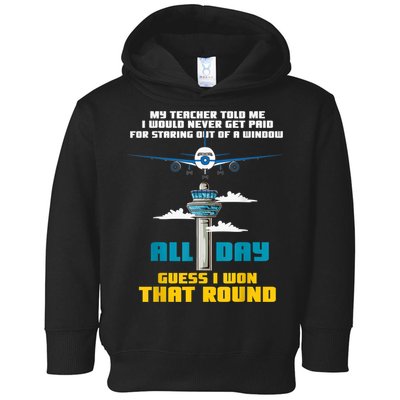 Funny Air Traffic Controller Saying ATC Flight Control Toddler Hoodie