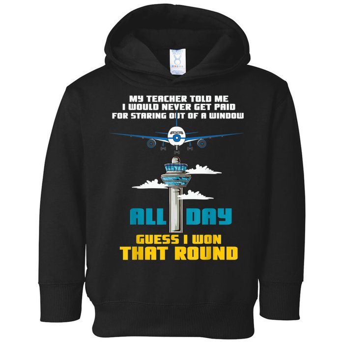 Funny Air Traffic Controller Saying ATC Flight Control Toddler Hoodie