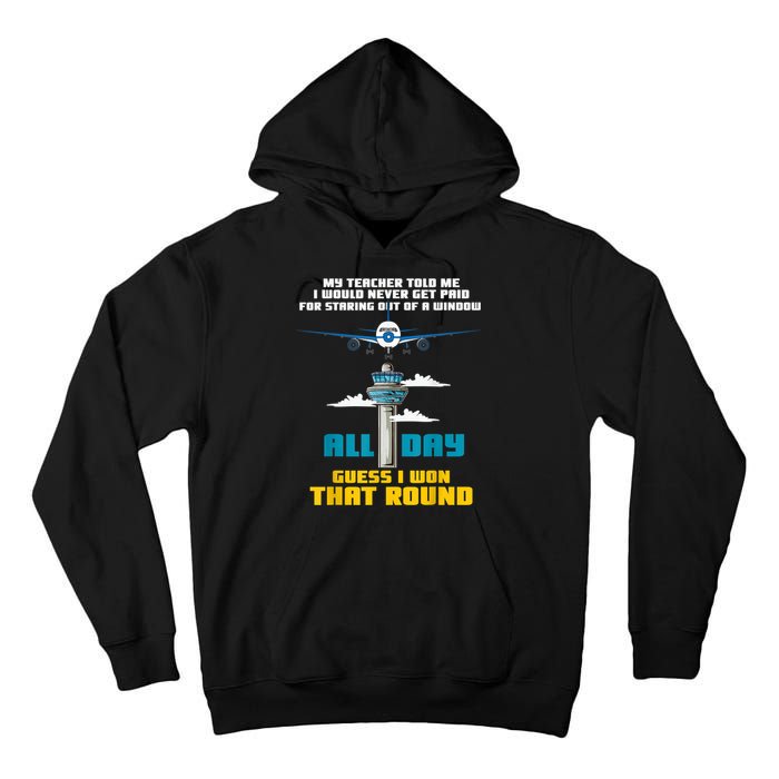 Funny Air Traffic Controller Saying ATC Flight Control Tall Hoodie