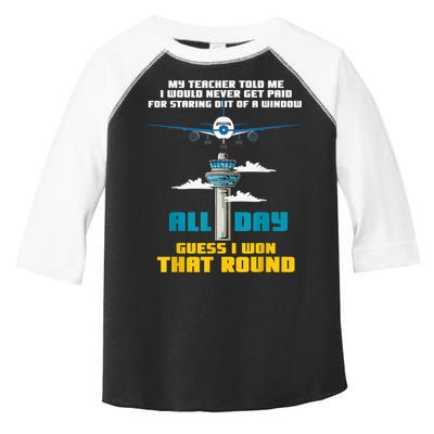 Funny Air Traffic Controller Saying ATC Flight Control Toddler Fine Jersey T-Shirt