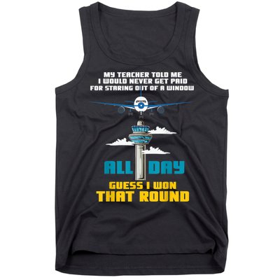 Funny Air Traffic Controller Saying ATC Flight Control Tank Top