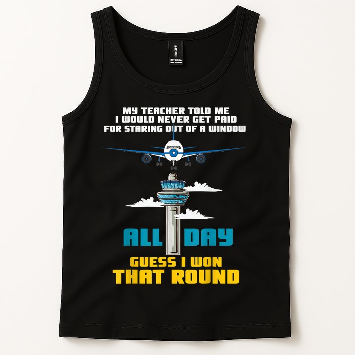 Funny Air Traffic Controller Saying ATC Flight Control Tank Top