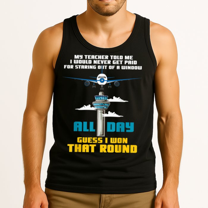 Funny Air Traffic Controller Saying ATC Flight Control Tank Top