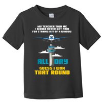 Funny Air Traffic Controller Saying ATC Flight Control Toddler T-Shirt