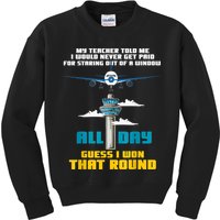 Funny Air Traffic Controller Saying ATC Flight Control Kids Sweatshirt