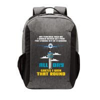 Funny Air Traffic Controller Saying ATC Flight Control Vector Backpack