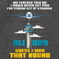 Funny Air Traffic Controller Saying ATC Flight Control Vector Backpack