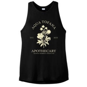 Feminist Aqua Tofana Apothecary Ladies PosiCharge Tri-Blend Wicking Tank