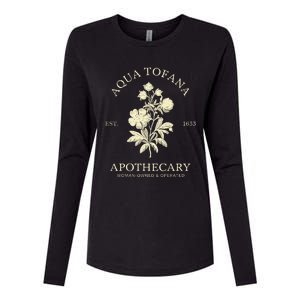 Feminist Aqua Tofana Apothecary Womens Cotton Relaxed Long Sleeve T-Shirt