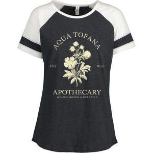 Feminist Aqua Tofana Apothecary Enza Ladies Jersey Colorblock Tee