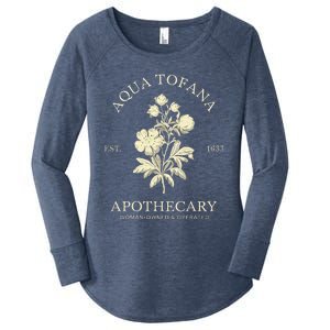 Feminist Aqua Tofana Apothecary Women's Perfect Tri Tunic Long Sleeve Shirt