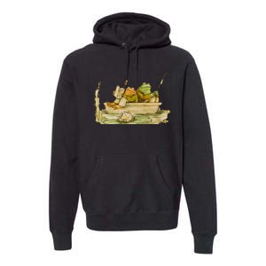 Frog And Toad Funny Book Premium Hoodie