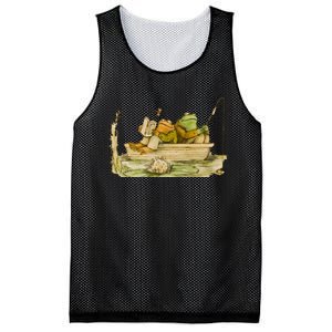 Frog And Toad Funny Book Mesh Reversible Basketball Jersey Tank