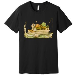 Frog And Toad Funny Book Premium T-Shirt