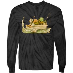 Frog And Toad Funny Book Tie-Dye Long Sleeve Shirt