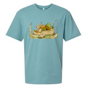 Frog And Toad Funny Book Sueded Cloud Jersey T-Shirt