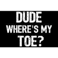 Funny Ampu Toe Prosthetic Leg Joke Gift Bumper Sticker