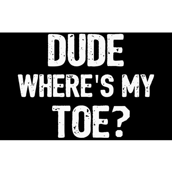 Funny Ampu Toe Prosthetic Leg Joke Gift Bumper Sticker