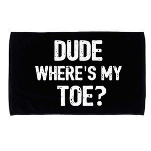 Funny Ampu Toe Prosthetic Leg Joke Gift Microfiber Hand Towel