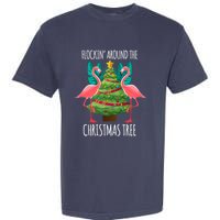 Flockin Around The Christmas Tree Garment-Dyed Heavyweight T-Shirt