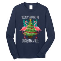 Flockin Around The Christmas Tree Long Sleeve Shirt