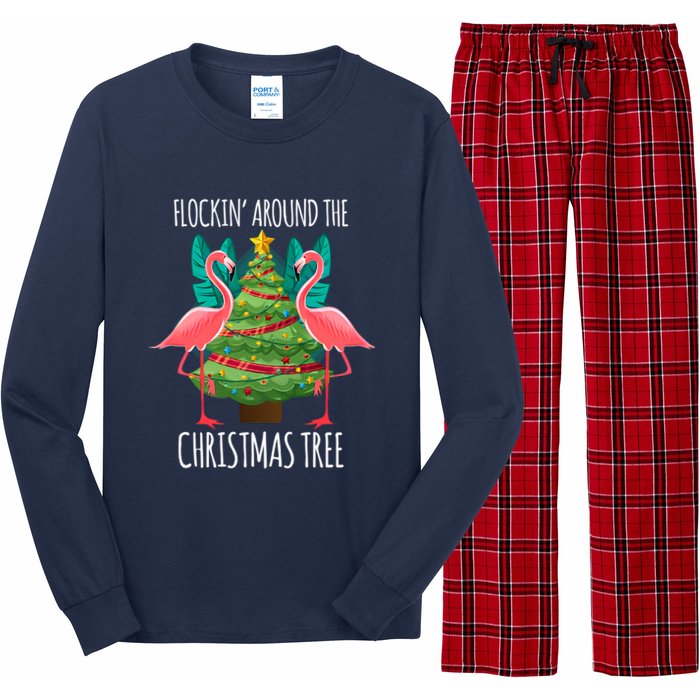 Flockin Around The Christmas Tree Long Sleeve Pajama Set