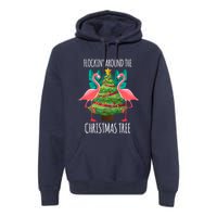 Flockin Around The Christmas Tree Premium Hoodie