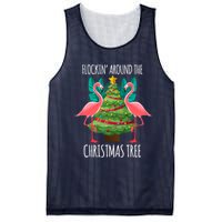 Flockin Around The Christmas Tree Mesh Reversible Basketball Jersey Tank