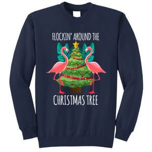 Flockin Around The Christmas Tree Tall Sweatshirt